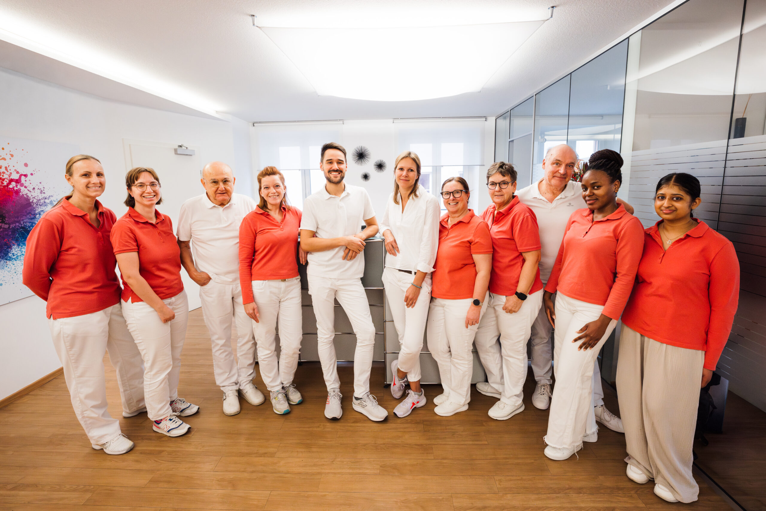 Praxisteam der Zahnärzte am Sanderrasen in Würzburg
